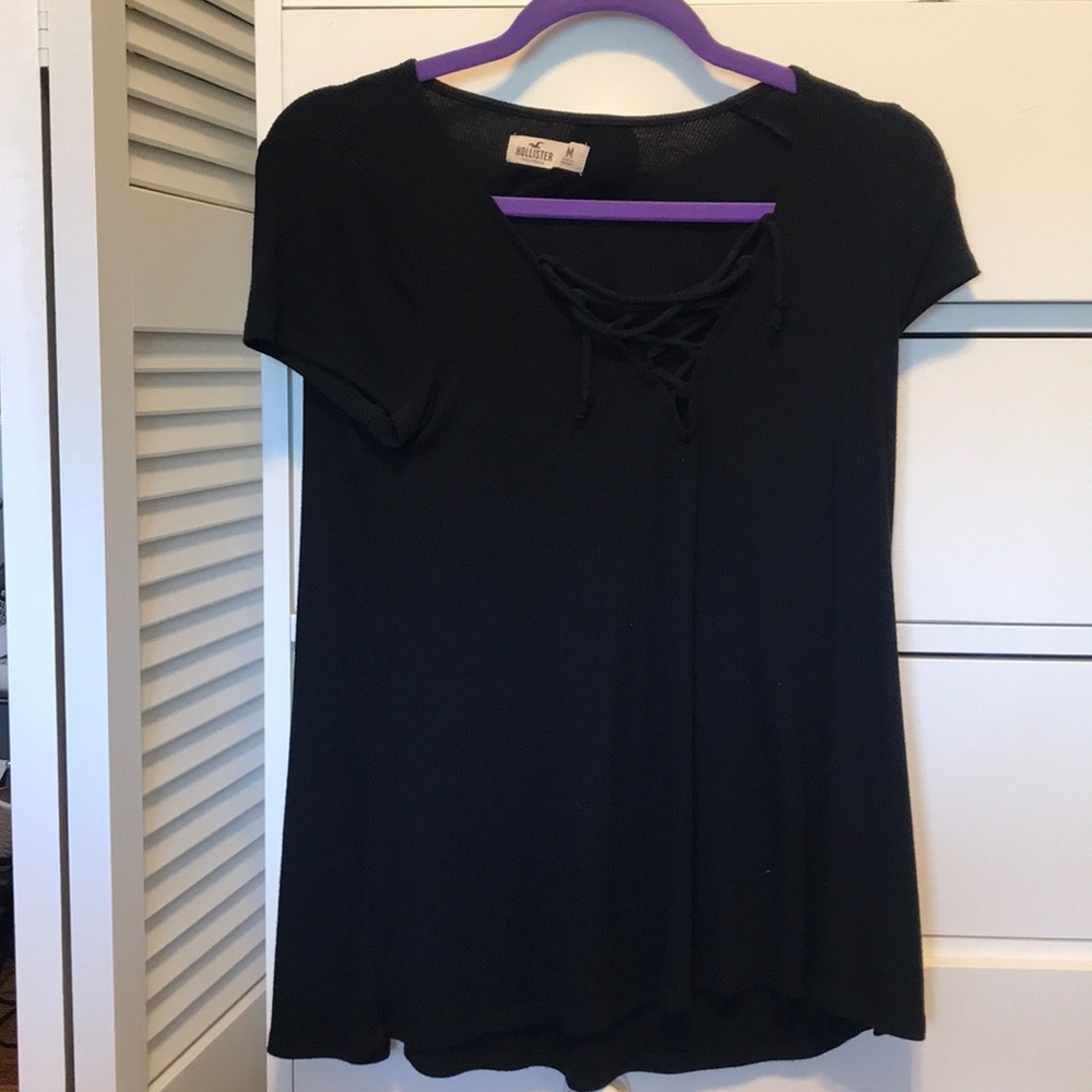 Cross cross black T-shirt